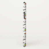 Coques Case-Mate iPhone Cute Kawaii Motif casques monogramme personnalisés (Dos/Droite)