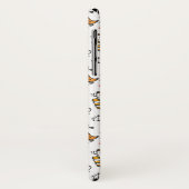 Coques Case-Mate iPhone Cute Kawaii Motif casques monogramme personnalisés (Dos/Gauche)