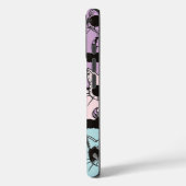 Coques Case-Mate iPhone Cute Kawaii Pastel Goth Patchwork Gothique Déplais (Verso / Gauche)