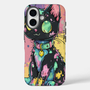 Coques iPhone 16 Cute Kawaii Pastel Goth Patchwork Gothique Déplais