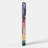 Coques Case-Mate iPhone Cute Kawaii Pastel Goth Patchwork Gothique Déplais (Verso / Droite)