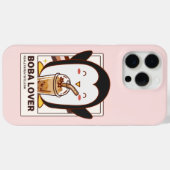 Coques Case-Mate iPhone Cute Kawaii Penguin Boba Lover (Verso (horizontal))