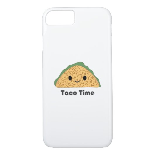 Coques Case-Mate iPhone Cute Kawaii Taco Time Taco (Dos)
