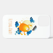 Coques Case-Mate iPhone Cute Kitten volant avec parapluie (Verso (horizontal))