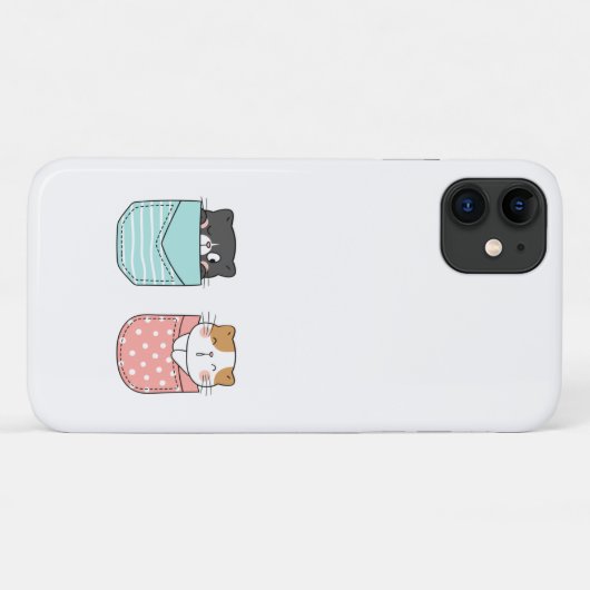 Coques Case-Mate iPhone Cute Kitty Chat (Dos (Horizontal))