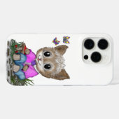 Coques Case-Mate iPhone Cute Kitty Chat et Papillon (Verso (horizontal))