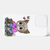 Coques Case-Mate iPhone Cute Kitty Chat et Papillon (Verso (horizontal))