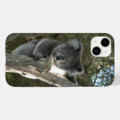 Coques Case-Mate iPhone Cute Koala Escalade une photo d'arbre (Verso (horizontal))
