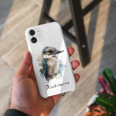 Coques Case-Mate iPhone Cute Kookaburra sur une branche, personnalisé