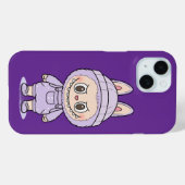 Coques Case-Mate iPhone Cute Labubu (light purple) (Verso (horizontal))