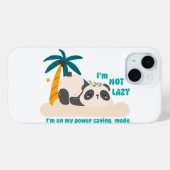 Coques Case-Mate iPhone Cute lazy panda (Verso (horizontal))