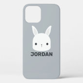 Coques Case-Mate iPhone Cute Little Bunny Rabbit with Personalized (Verso)