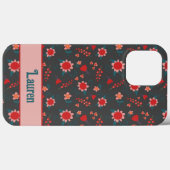 Coques Case-Mate iPhone Cute Little Flowers Motif Inspirivity iPhone (Verso (horizontal))