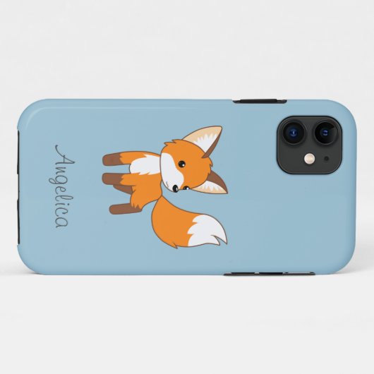 Coques Case-Mate iPhone Cute Little Fox (Dos (Horizontal))
