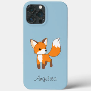 Case-Mate iPhone Case Cute Little Fox sur Blue