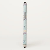Coques Case-Mate iPhone Cute Llama Motif Pois (Dos/Droite)