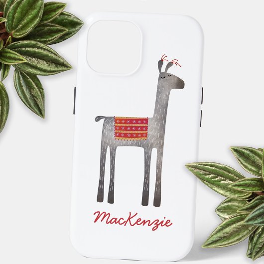 Coques Case-Mate iPhone Cute Llama personnalisée
