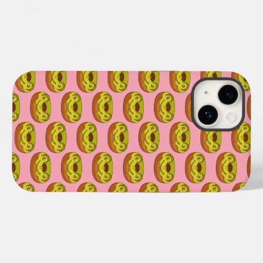 Coques Case-Mate iPhone Cute Matcha Grenouille Donut (Verso (horizontal))