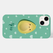 Coques Case-Mate iPhone Cute Matching Couple Avocados Funny Lets Avocuddle (Verso (horizontal))