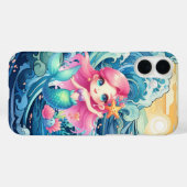 Coques Case-Mate iPhone Cute Mermaid add name (Verso (horizontal))