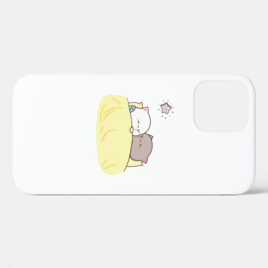 Coques Case-Mate iPhone Cute Mochi Peach Cat (Verso (horizontal))