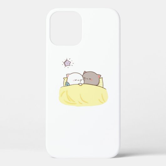 Coques Case-Mate iPhone Cute Mochi Peach Cat (Verso)