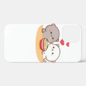 Coques Case-Mate iPhone Cute Mochi Peach Cat (Verso (horizontal))