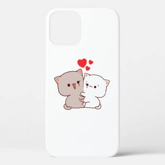 Coques Case-Mate iPhone Cute Mochi Peach Cat (Verso)