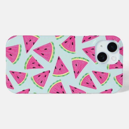 Coques Case-Mate iPhone Cute motif Watermelon (Verso (horizontal))