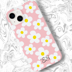 Coque Pour iPhone 14 Cute multicolore marguerites rétro marguerites gir