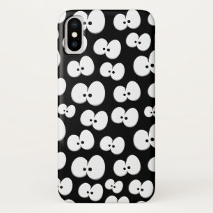 Case-Mate iPhone Case Cute Noir et Blanc Éffrayant Yeux Motif Halloween