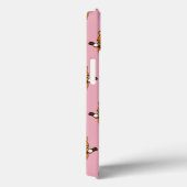 Coques Case-Mate iPhone Cute Orange Chat Blanc Jouer Caricature Guitare (Verso / Droite)