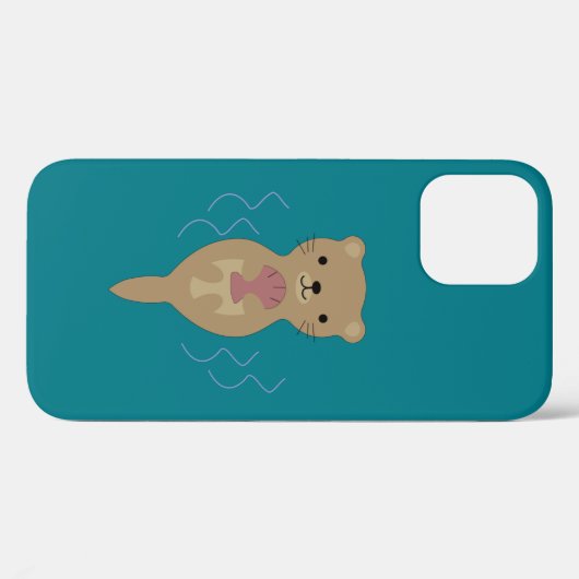 Coques Case-Mate iPhone Cute Otter (Verso (horizontal))