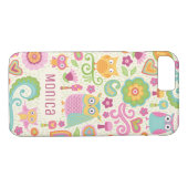 Coques Case-Mate iPhone Cute Owl (Dos (Horizontal))