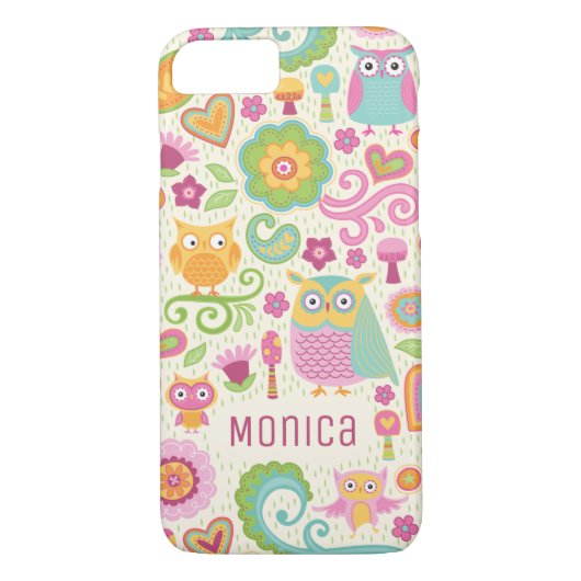 Coques Case-Mate iPhone Cute Owl (Dos)