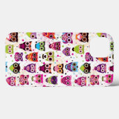Coques Case-Mate iPhone Cute owl background (Verso (horizontal))