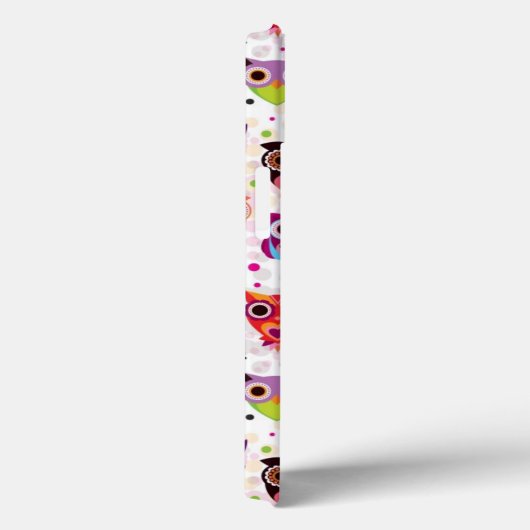 Coques Case-Mate iPhone Cute owl background (Verso / Droite)