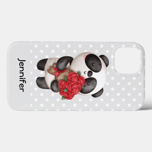 Coques Case-Mate iPhone Cute Panda (Verso (horizontal))