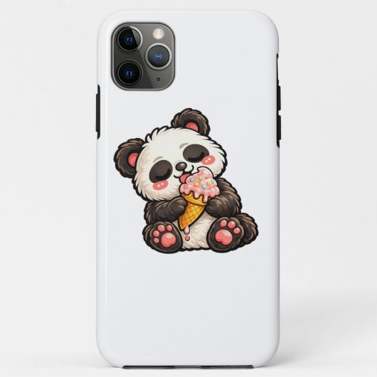 Coques Case-Mate iPhone Cute Panda Ice Cream (Dos)