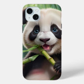 Coques Case-Mate iPhone Cute Panda Mange Du Bambou (Verso)