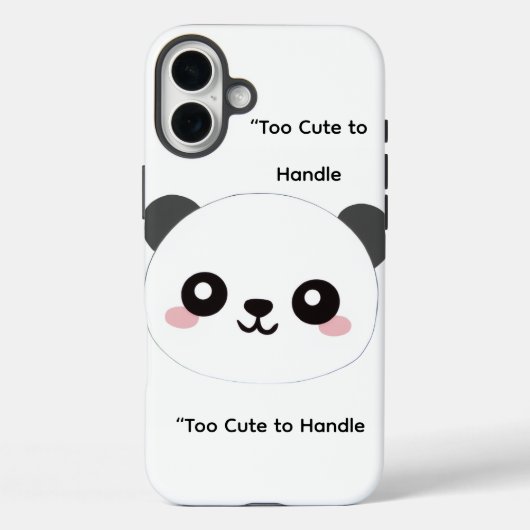 Coques Case-Mate iPhone Cute Panda Phone Case  (Verso)