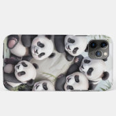 Coques Case-Mate iPhone Cute Pandas Group Photo (Dos (Horizontal))