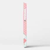 Coques Case-Mate iPhone Cute Pastel Polka Dot Joyeux Noël Gnome Coque-M (Verso / Gauche)