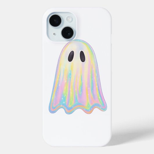Coques Case-Mate iPhone Cute Pastel Rainbow Ghost | Éffrayant esthétique (Verso)