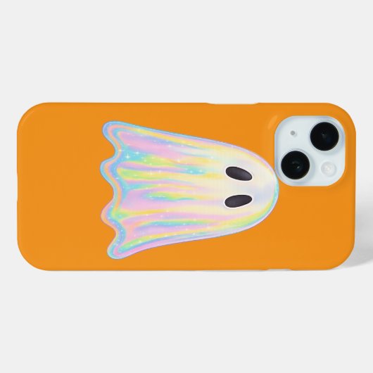 Coques Case-Mate iPhone Cute Pastel Rainbow Ghost | Éffrayant esthétique (Verso (horizontal))