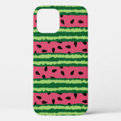 Coques Case-Mate iPhone Cute pastèque Motif rose et vert (Verso)