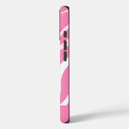 Coques Case-Mate iPhone Cute Personalized Pink Zebra Print iPhone  (Verso / Gauche)