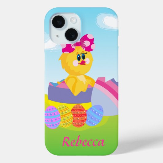 Coques Case-Mate iPhone Cute Personnalisé Pâques chic (Verso)
