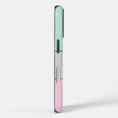 Coques Case-Mate iPhone Cute Pink Grey Teal Personalized Phone (Verso / Droite)