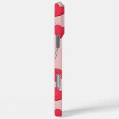 Coques Case-Mate iPhone Cute Pink Heart Lollipops Seamless Pattern (Verso / Droite)